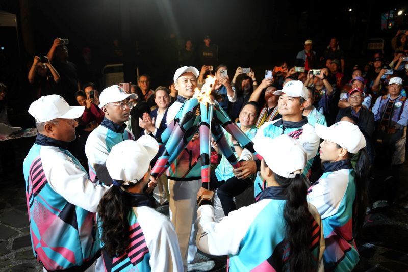 世界原住民族傳統運動會聖火隊伍 世界原住民族傳統運動會聖火隊伍